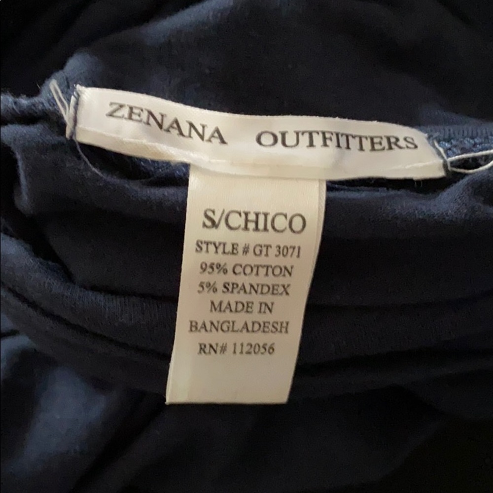Navy blue turtle neck